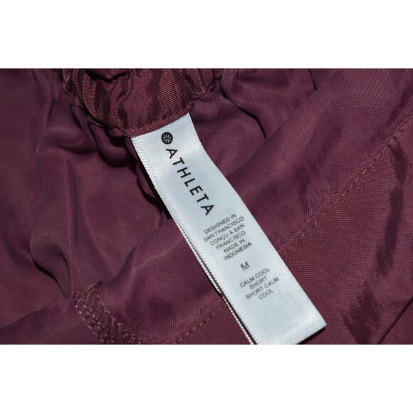 Athleta Casual Shorts Womens Size Medium Calm Cool Short Pinkish Purple NEW - Picture 6 of 12